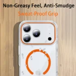 Original Transparent Phone Case For iPhone 16 17 15 14 13 Pro Max Plus Air 16e Clear For Magsafe Magnetic Wireless Cover funda - Image 2