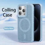 Cooling Heat Dissipation Phone Case For iPhone 17 16 15 14 13 12 11 Pro Max Plus Breathable Hard Back Magnetic Cover For Magsafe - Image 18