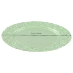 Plates Set Round Plates Reusable Plates Charger Plates 24 Packed Western Dim Sum Plates Silver Green Gold Black - Image 16