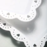 2 square/rectangular dessert plates PP material can be reused for hotel restaurant wedding birthday party - Image 3