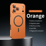 Metal Frame Phone Case For Iphone 17 12 14 15 16 13 Pro Max 16 15 Plus 17 Air Luxury Aluminum Magnetic PC Back Panel Phone Cover - Image 5