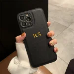 Personalized Phone Case For iPhone 17 16 15 14 13 12 11 Pro Max Plus 17Air Luxury PU Leather Customized Initials Name Gift Cover - Image 4