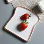 Breakfast bread plate, ceramic creative plate, steak plate, dessert plate - Image 2