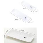 1/2 White Pp Tree Pattern Rectangular Sushi Plates, Dessert Snacks, Fruit Afternoon Tea and Western Food Plates, Home Cafe Restaurant Hotel Snack Plates, Outdoor Camping Barbecue Skewers Trays - Image 7