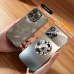 Luxury Glass Camera For Magesafe Magnetic Wireless Charge Case For iPhone 11 12 13 14 15 16 17 Pro Max Air Plus Shockproof Cover - Image 2