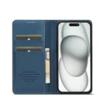 For iPhone 16 15 11 17 Pro Max Case Leather Wallet Flip Cover For iPhone 13 12 Mini Phone Case For iPhone 14 7 8 Plus XS XR case - Image 5