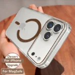 Original Transparent Phone Case For iPhone 16 17 15 14 13 Pro Max Plus Air 16e Clear For Magsafe Magnetic Wireless Cover funda - Image 14