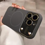 Advanced Liquid Phone Case For iPhone 17 16 14 15 Pro Max Magnetic Charging Glass Lens Protective Cover Silicone Couple Set - Image 10