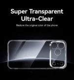 Joyroom Case For iPhone 17 16 Pro Max Case Crystal Transparent PC Anti-Yellow Lens Protection Cover For iPhone 17 Pro Max Case - Image 13