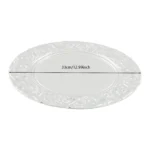 Plates Set Round Plates Reusable Plates Charger Plates 24 Packed Western Dim Sum Plates Silver Green Gold Black - Image 50