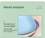 10Pcs Multi-function Spit Bone Dish Household Food Grade Plastic Spit Bone Dish Round Square Set Dining Table Garbage Plate - Image 11