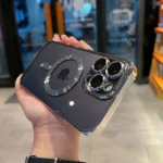 Luxury Magnetic Plating Clear Case For Magsafe Wireless Charging iPhone 11 12 13 14 15 16 17 Pro Max Air Plus Shockproof Cover - Image 10