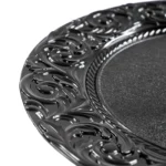 Plates Set Round Plates Reusable Plates Charger Plates 24 Packed Western Dim Sum Plates Silver Green Gold Black - Image 38