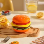 Stackable Hamburger Plate Set Burger 6 Layers Mini Dinner Plate High Value Bone Spit Plate Funny Sauce Containers Table Decor - Image 5