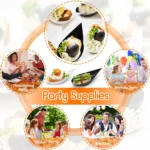 Tear Drop Mini Appetizer Plates,Reusable Plastic Spoons Desserts Appetizers Dishes Serving Plate,Catering Dessert Tasting Cups - Image 4