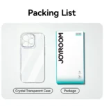Joyroom Case For iPhone 17 16 Pro Max Case Crystal Transparent PC Anti-Yellow Lens Protection Cover For iPhone 17 Pro Max Case - Image 9