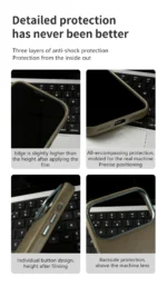 Retro Magnetic Leather Phone Case For iPhone 17 Pro Max 17Pro 17 16 16Pro for Magsafe Real Leather Cover Fundal Back Shell Capa - Image 16