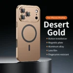 Metal Frame Phone Case For Iphone 17 12 14 15 16 13 Pro Max 16 15 Plus 17 Air Luxury Aluminum Magnetic PC Back Panel Phone Cover - Image 9