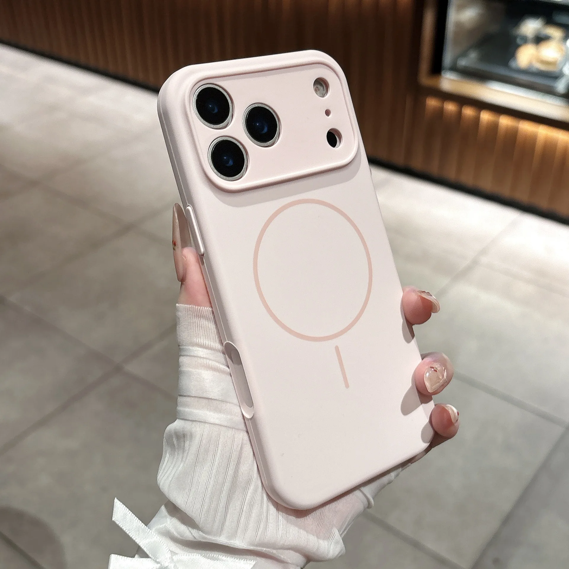 kf-Sb49f5d78e50b48db8fbf683cc43b8b02E Liquid Silicone Phone Case For Magsafe For iPhone 17 16 15 14 13 Pro Max Air Plus Cases Magnetic Wireless Charging Soft Cover - Image 1