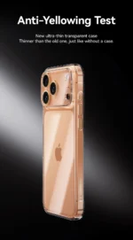 Joyroom Case For iPhone 17 16 Pro Max Case Crystal Transparent PC Anti-Yellow Lens Protection Cover For iPhone 17 Pro Max Case - Image 16