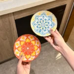 6pcs- Ceramic Bohemia Plate, Salad Plate, Appetizer, Serving Dried Fruit, Desserts And SaladsDishwasher Oven Microwave Safe - Image 12