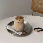 201 Stainless Steel Plate,Korean Barbecue Plate Snack Bone Bread Plate，Round Metal Cup Fruit Dessert Tray ，Kitchen Organizer - Image 2