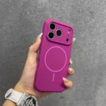 Original Liquid Silicone Magnetic Phone Case For iPhone 17 16 14 15 Plus 12 13 Pro Max 17 Air For Magsafe Wireless Charge Cover