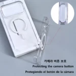 Original For MagSafe Clear Phone Case For iPhone 17 Pro Max / 17 Air For Magnetic Wireless Charging With Touch Camera Button - Image 3