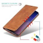 Leather Magnetic Flip Case For iPhone 16 15 14 17 Pro Max Air 16E 13 12 11 XS Max XR SE 8 7 Plus Wallet Card Solt Phone Cover - Image 2