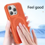 Cooling Heat Dissipation Phone Case For iPhone 17 16 15 14 13 12 11 Pro Max Plus Breathable Hard Back Magnetic Cover For Magsafe - Image 5
