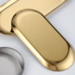 Stainless Steel Gold Dining Plate Dessert Plate Nut Fruit Cake Tray Snack Kitchen Plate Western Steak Kitchen Plate Dish Tray - Image 11