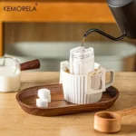 KEMORELA 1PCS Tableware Solid Wood Round Dessert Plate Japanese-style Wooden Tray Snack Plate Dried Fruit Plate Wooden Plate - Image 9