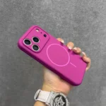 Original Liquid Silicone Magnetic Phone Case For iPhone 17 16 14 15 Plus 12 13 Pro Max 17 Air For Magsafe Wireless Charge Cover - Image 5