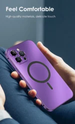 Metal Frame Phone Case For Iphone 17 12 14 15 16 13 Pro Max 16 15 Plus 17 Air Luxury Aluminum Magnetic PC Back Panel Phone Cover - Image 16