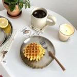 201 Stainless Steel Plate,Korean Barbecue Plate Snack Bone Bread Plate，Round Metal Cup Fruit Dessert Tray ，Kitchen Organizer - Image 3