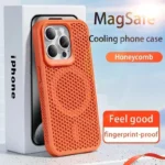 Cooling Heat Dissipation Phone Case For iPhone 17 16 15 14 13 12 11 Pro Max Plus Breathable Hard Back Magnetic Cover For Magsafe - Image 2