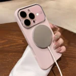 Advanced Liquid Phone Case For iPhone 17 16 14 15 Pro Max Magnetic Charging Glass Lens Protective Cover Silicone Couple Set - Image 5