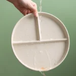 1pc Divided Breakfast Plate,3 Grids Round Plastic Individual Plate,Reusable Healthy Diet And Weight Loss Plate, Picnic Plate - Image 5