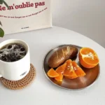 201 Stainless Steel Plate,Korean Barbecue Plate Snack Bone Bread Plate，Round Metal Cup Fruit Dessert Tray ，Kitchen Organizer - Image 4