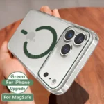 Original Transparent Phone Case For iPhone 16 17 15 14 13 Pro Max Plus Air 16e Clear For Magsafe Magnetic Wireless Cover funda - Image 13