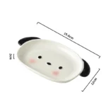 Cute puppy shaped 8-inch sushi plate and 4-inch dipping dish - Image 7