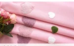 Cartoon Children Pink Embroidered Sheer Tulle 3D Love Heart Blackout Curtain For Girls Living Room Bedroom Window Drapes Cortina - Image 7