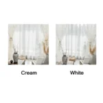 High-grade White Embroidery Flower Screens European Style Voile Tulle Sheer for Bedroom Living Room Windows Curtain Curtains New - Image 6