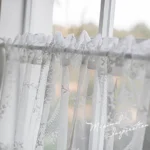 1pc White Small Curtain for Living Room Kitchen Cabinet Home Decor Romantic Short Window Treatment Drapes Door Cafe Sheer Voile - Image 7