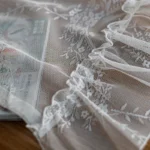 1pc White Small Curtain for Living Room Kitchen Cabinet Home Decor Romantic Short Window Treatment Drapes Door Cafe Sheer Voile - Image 8